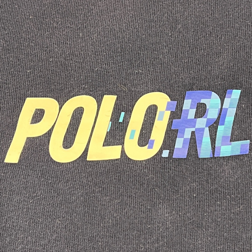 Polo Ralph Lauren‎ Kids Navy Blue Graphic Logo Sweatshirt Size XL TG 18 20 - Picture 6 of 7